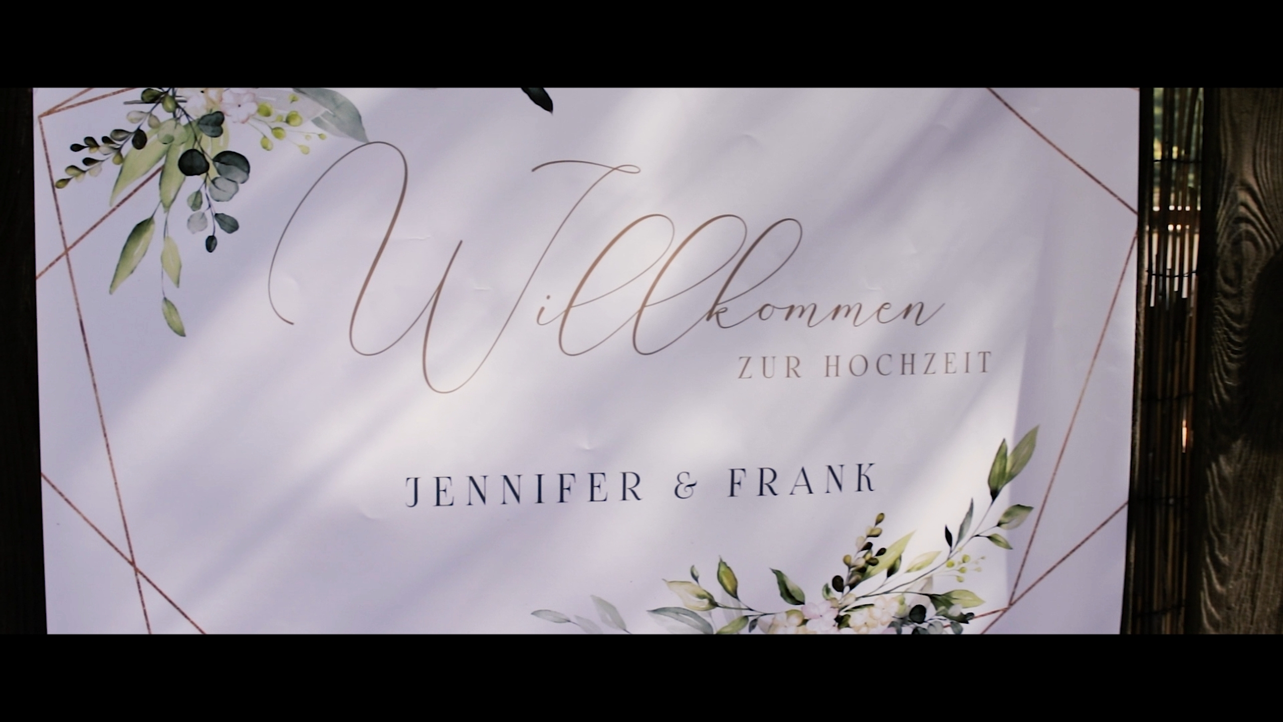 Hochzeitsvideo von Jennifer und Frank